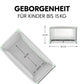 Kinderreisebett mit Transporttasche - Großer Schlupf zum Spielen - bis 15 kg