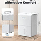 Luftentfeuchter 12L Dehumidifier Electric Cellar 35 dB, Room Dehumidifier