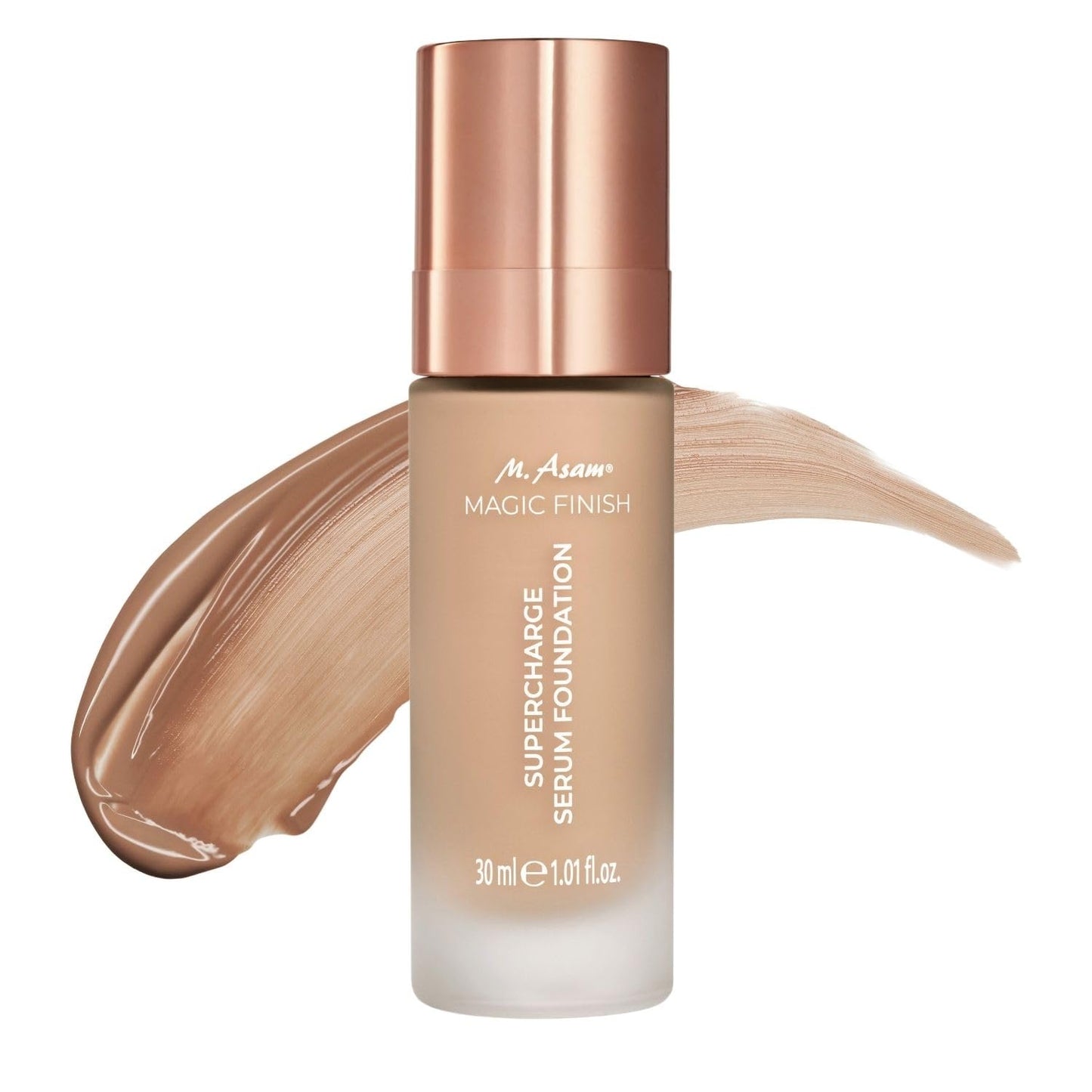MAGIC FINISH Supercharge Serum Foundation Creamy Nude – Feuchtigkeit spendende Foundation & straffendes Gesichtsserum in Einem, Anti-Aging Make-up