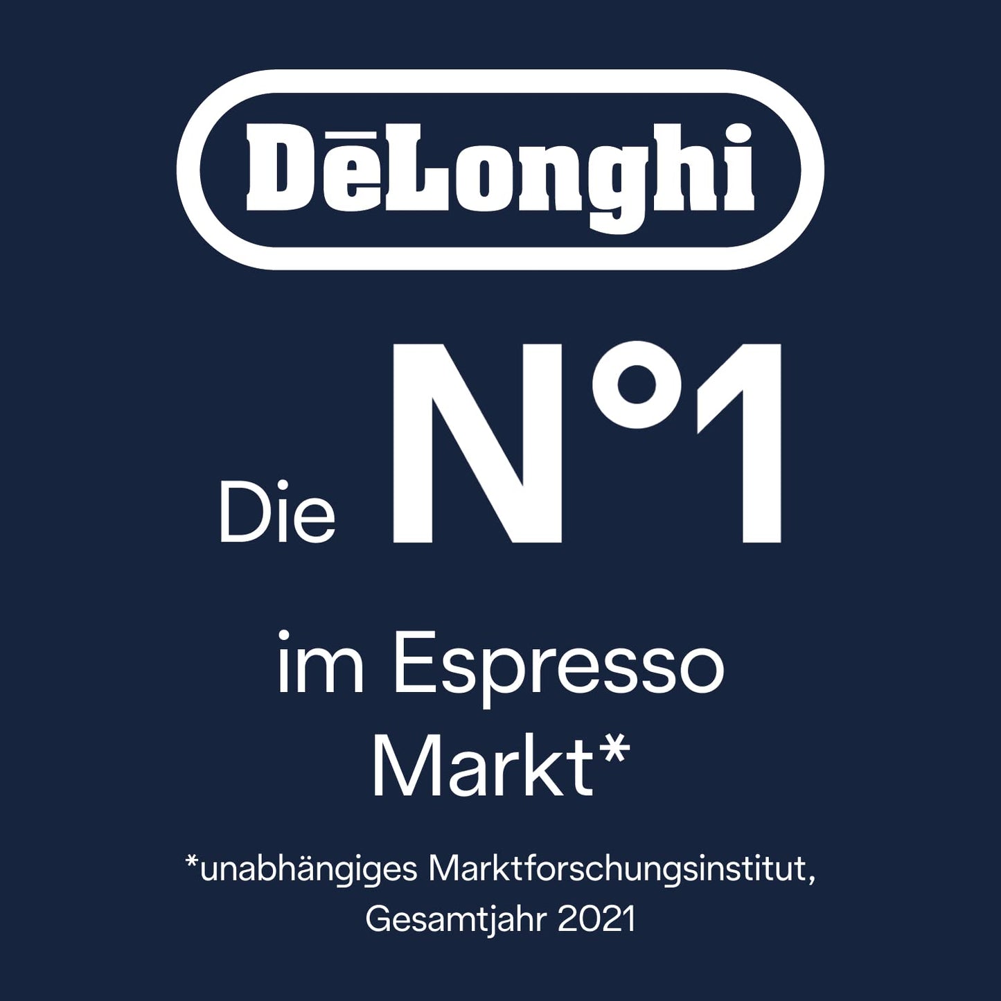 De'Longhi Fully Automatic Coffee Machine with LatteCrema Milk System, 7 Direct Selection Buttons for Cappuccino, Espresso