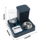 Bomefoi Automatic 2-in-1 Cat Feeder, Feeding and Drinker for Pet Food, Non-Slip Automatic Drinking Bottle