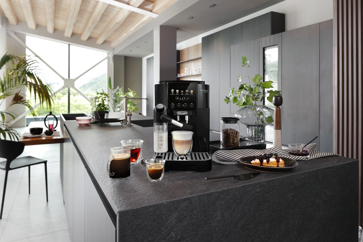 De’Longhi Magnifica Start - Perfetto Kaffeevollautomat mit LatteCrema-Milchaufschäumer, Cappuccino Kaffeemaschine