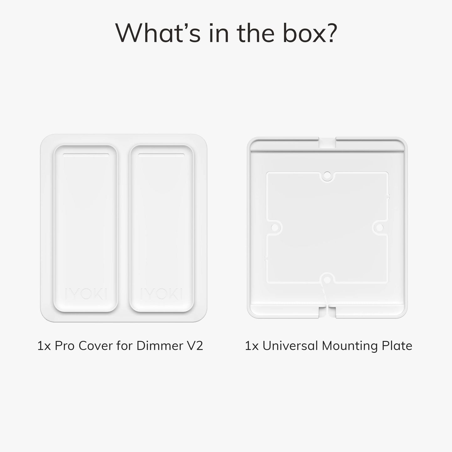 Smart Lichtschalter, Schalterabdeckung für Philips Hue Dimmer V2, kompatibel mit Hue Schalterabdeckung