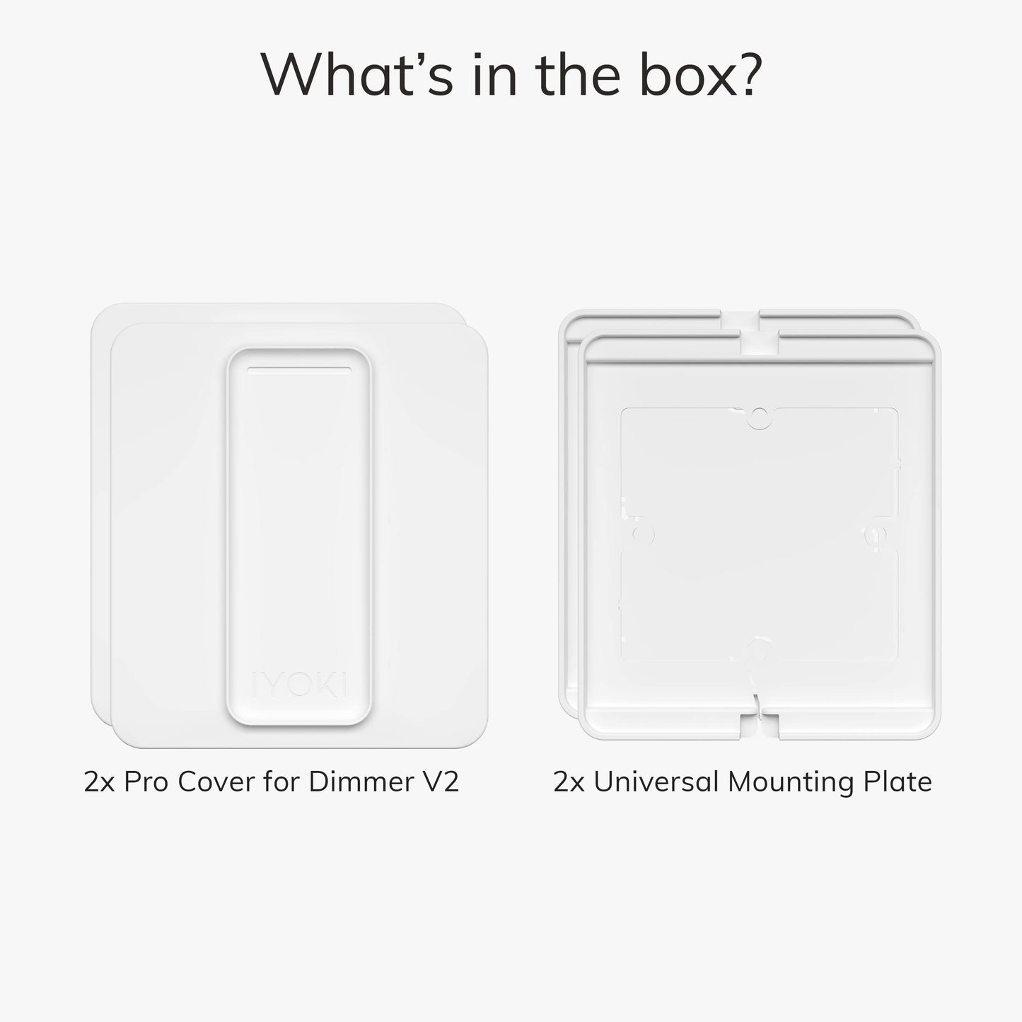 Smart Lichtschalter, Schalterabdeckung für Philips Hue Dimmer V2, kompatibel mit Hue Schalterabdeckung