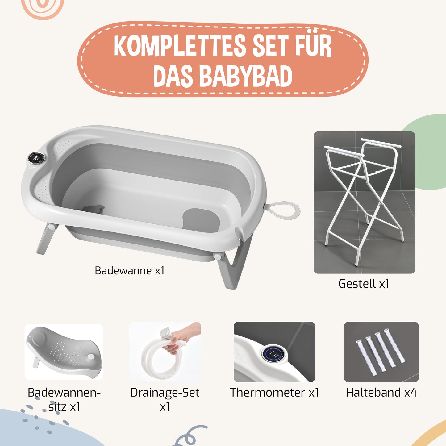Faltbar Baby Badewanne Mit Rutschfestem Badewannensitz