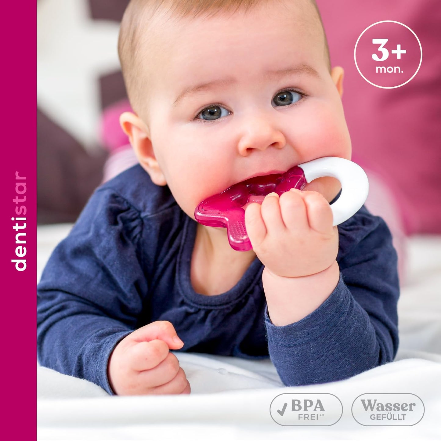 Schnuller - Teething Ring Baby from 3 Months - Cooling Teething