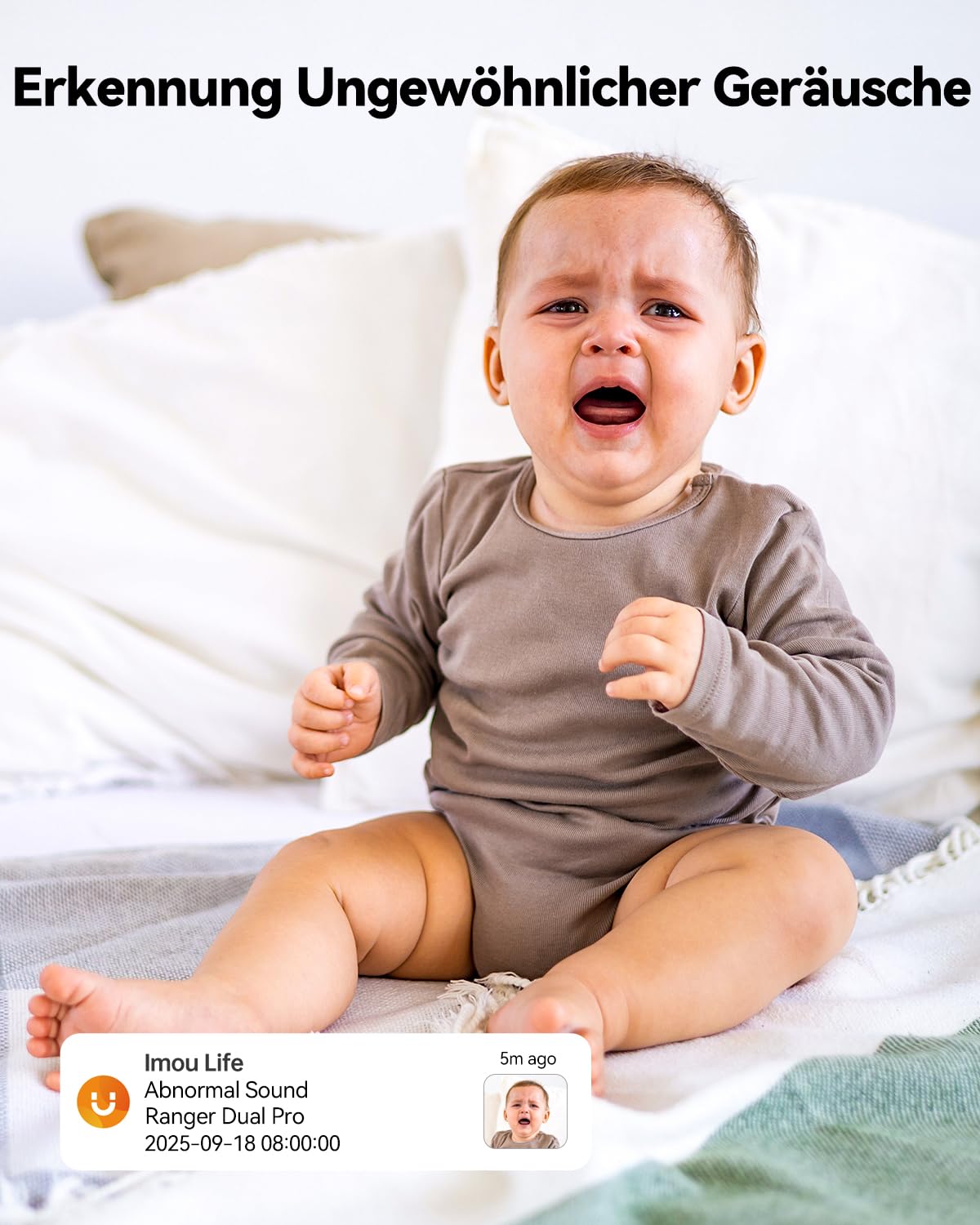 Imou 2K + 2K Dual Cameras Indoor Surveillance with Human/Animal, 2.4/5GHz WLAN 360° PTZ Indoor Surveillance Camera, Colour Night Vision, Smart Tracking, 2-Way Audio, Siren, Private Mode, Ideal for