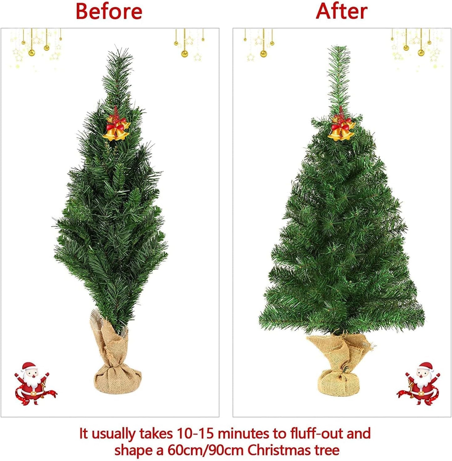SALCAR Artificial Christmas tree, 60 cm - 270 cm