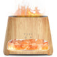 2-in-1 Aroma Diffuser & Salt Range Pakistan Light, Flame Effect for Essential Oils, Humidifier with 3 Brightness, 150 ml