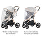 Shineey 3-in-1 Pushchair, Buggy, Foldable Pushchair Set, Combination Pushchair 3-in-1 with Large Comfortable Baby Carrycot Frame, Aluminium Alloy