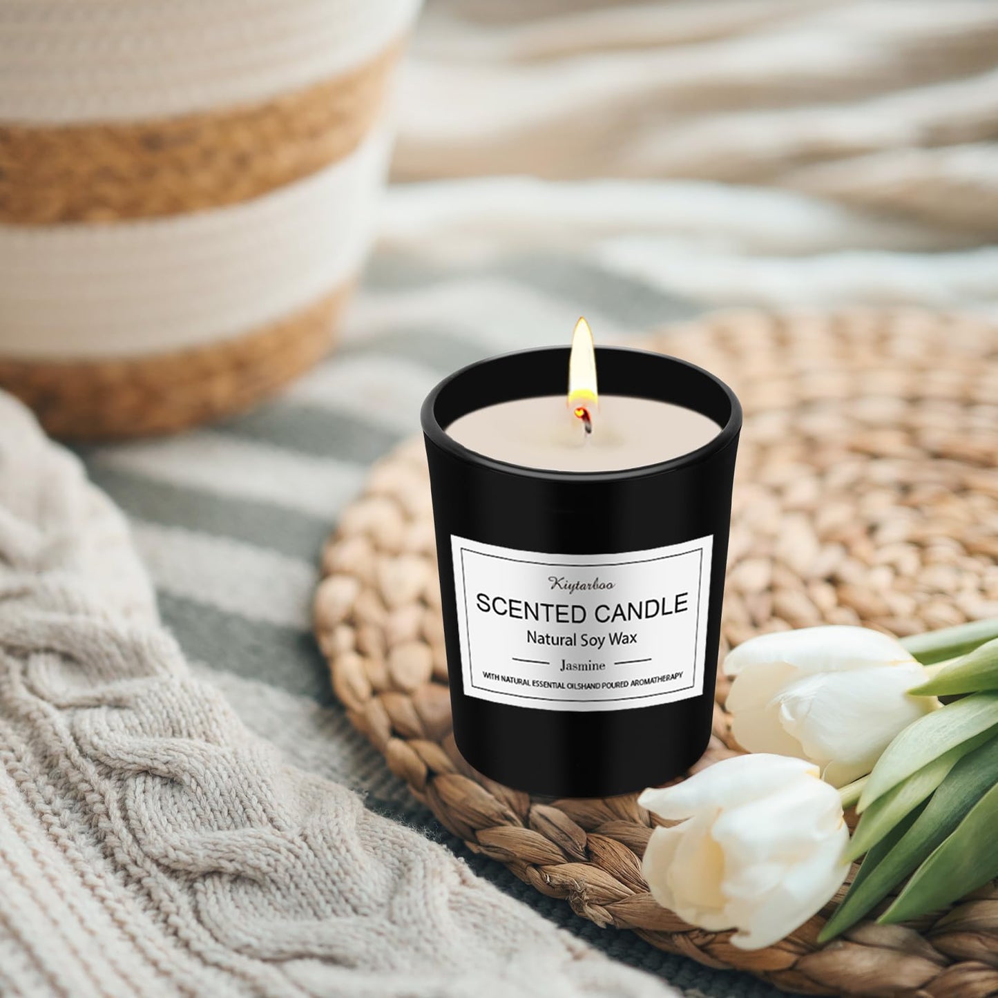 Candle Duftkerzen im Glas | Duftkerze Geschenkset aus 12 Düft Kerze mit 180 Stunden Langer Brenndauer & Sojawachs Duftkerze Set