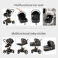 Reenborn 3-in-1 Pushchair, Buggy with Two Reversible Sliding Modes, Pushchair with Frame Aluminium Alloy, Baby Pram, 3-in-1 Complete Set with One-Click Folding Design