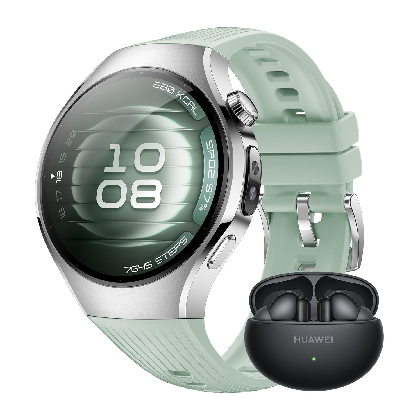 HUAWEI Watch 5 Smartwatch Men Women, Health Glance, 5ATM Waterproof, GPS, SpO2 at Fingertip, Compatible with Android™ & iOS, Sapphire Glass, 42 mm, White