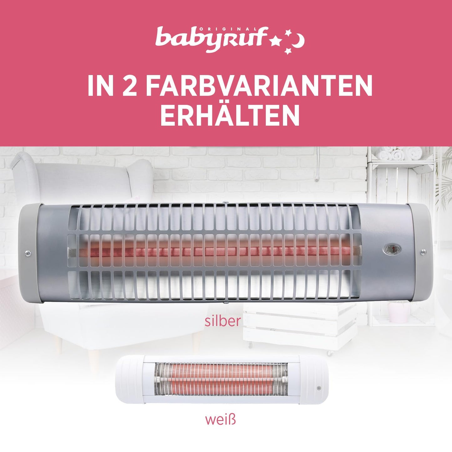 Baby Heater Heizstrahler 600 Watt Changing Table Heater Automatic