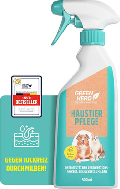 Green Hero Pet Grooming for Dogs and Cats Skin Care for Itching