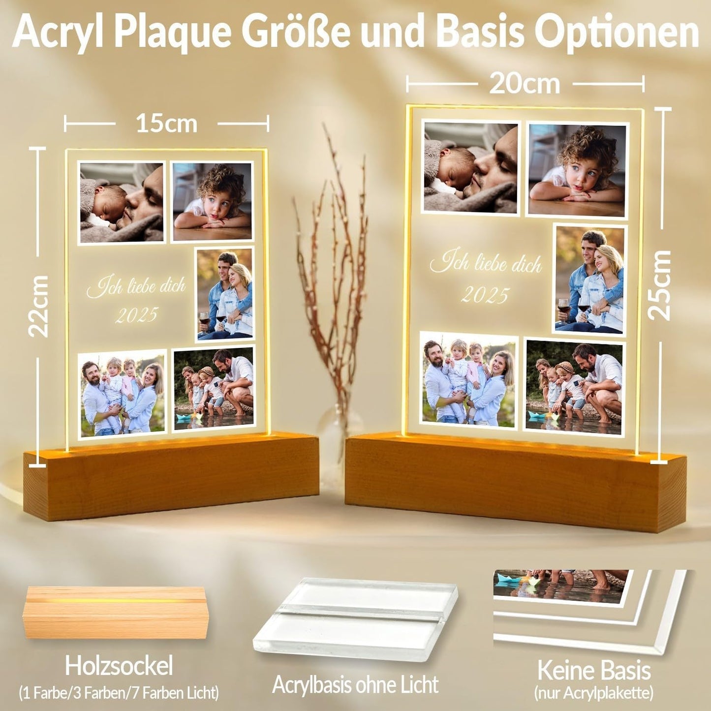 Personalisierte Geschenke für Freundin, Personalisierte Bilderrahmen mit Foto, Personalisierter Bilderrahmen mit Bild