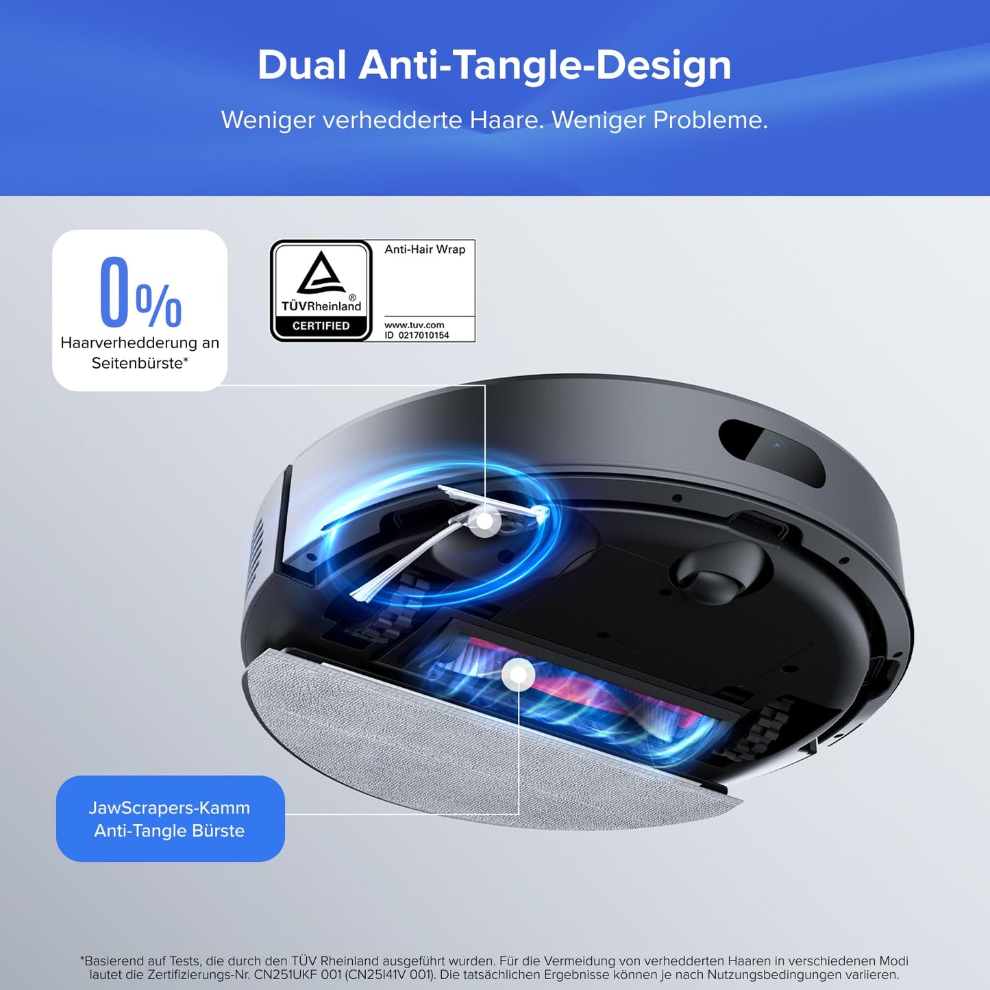 roborock Q7 L5+ Saugroboter mit Wischfunktion, Automatischer Staubentleerung, 8.000 Pa Saugkraft, LiDAR-Navigation,Wischroboter für Teppich
