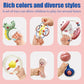 Gdbykds Montessori Baby Rattle Teething Ring Set, 13 Pieces