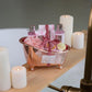Accentra - COSY MOMENTS Bade- & Duschset in rosé - Geschenk Set zur Entspannung für Frauen zum Geburtstag