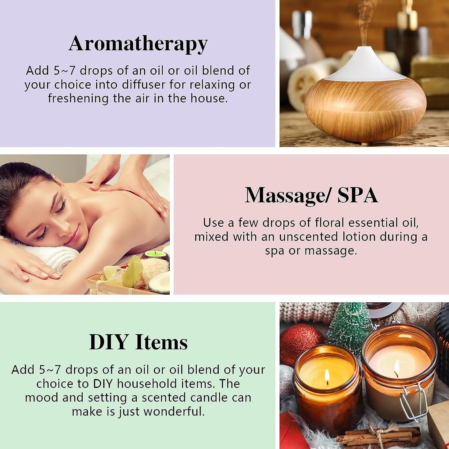 AESHORY 14 x 5 ml Hotel Essential Oils Set, Aroma Diffuser Oil Fragrance for Humidifier, Fresh Air