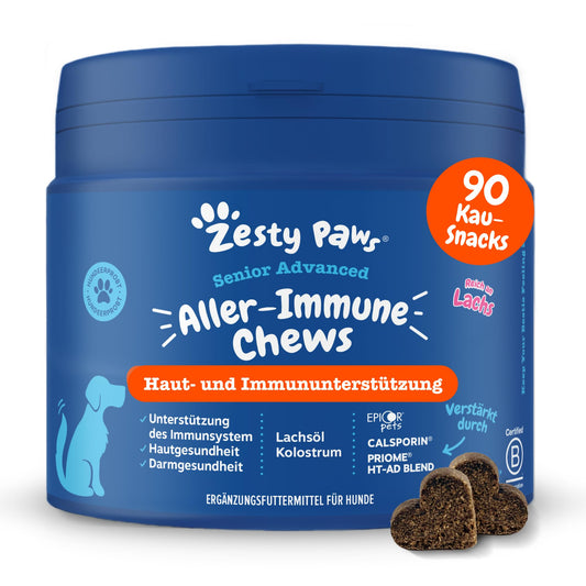 Zesty Paws Allergy & Immunity Chews | Dietary Supplement for Dogs | For Healthy Body Function