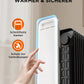 2300W 11 Rippen tragbarer Elektroheizer mit Drehknopfregelung und einstellbarem Thermostat, 3 Heizstufen, Kipp- und Überhitzungsschutz, ultra-leise im Büro & Zuhause