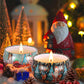Duftkerze Set,12 Stück Christmas Scented Candle ,Natürliches Sojawachs Kerzen ,Aromatherapie Weihnachtskerzen Aroma für Stressabbau