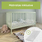 Kids Collective Baby Cot Bed 60x120 | 70x140 cm Height Adjustable