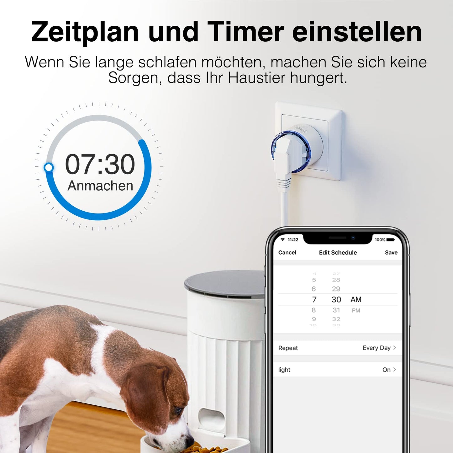 Smart WLAN Socket, Smallest Smart Home Socket with Current Measurement