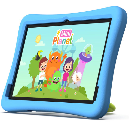 Kinder Children's Tablet 10 Inch with Android 14 Octa Core, 4GB RAM + 64GB ROM (1TB TF) with Child Lock App, 6000mAh, Wi-Fi