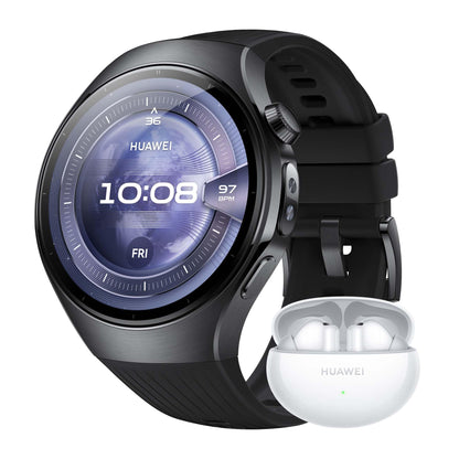 HUAWEI Watch 5 Smartwatch Men Women, Health Glance, 5ATM Waterproof, GPS, SpO2 at Fingertip, Compatible with Android™ & iOS, Sapphire Glass, 42 mm, White