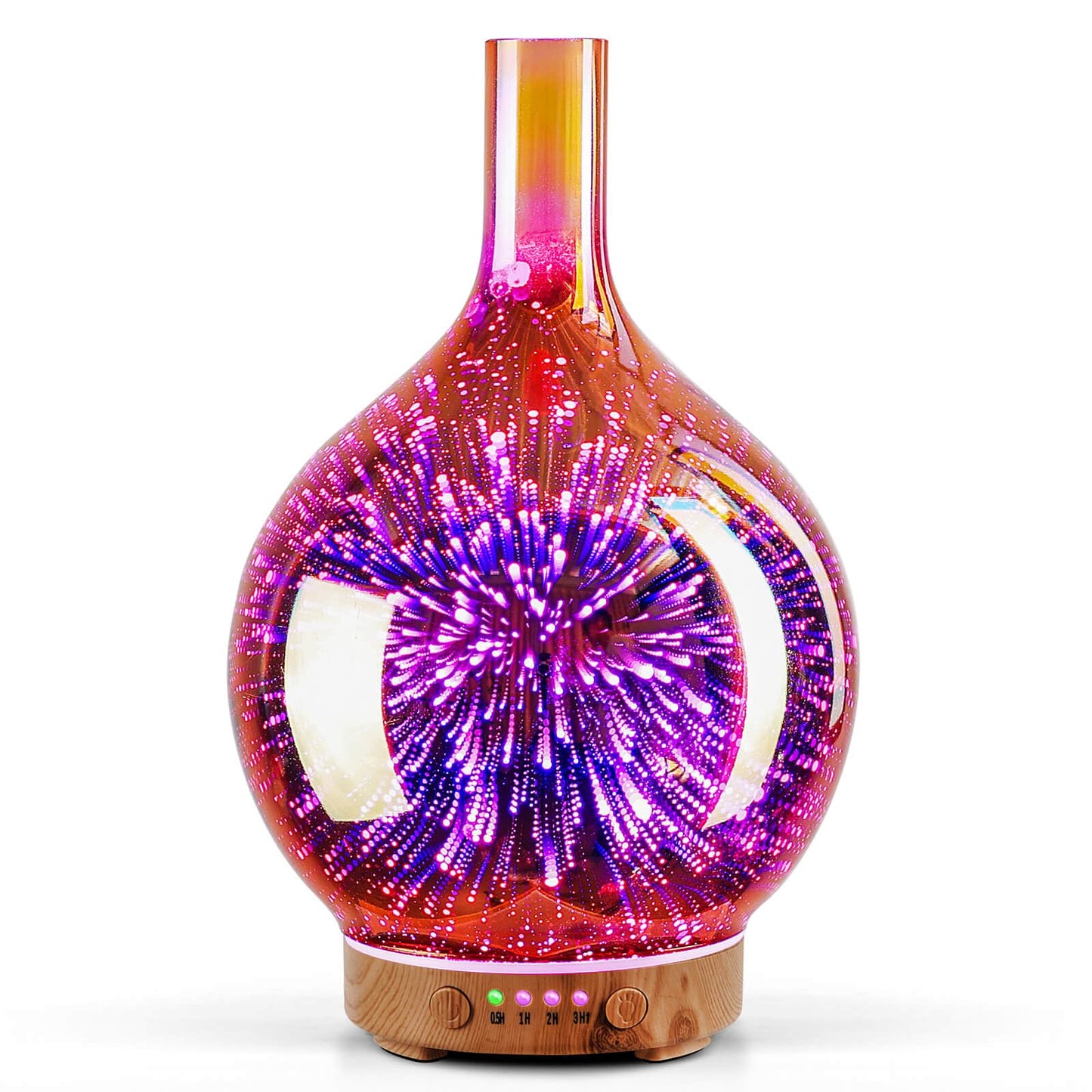 Aroma Diffuser Luftbefeuchter,150ml Luftbefeuchter Ultraschall Leise 7 farbwechselnde LEDs,Diffuser für Ätherische Öle Raumbefeuchter