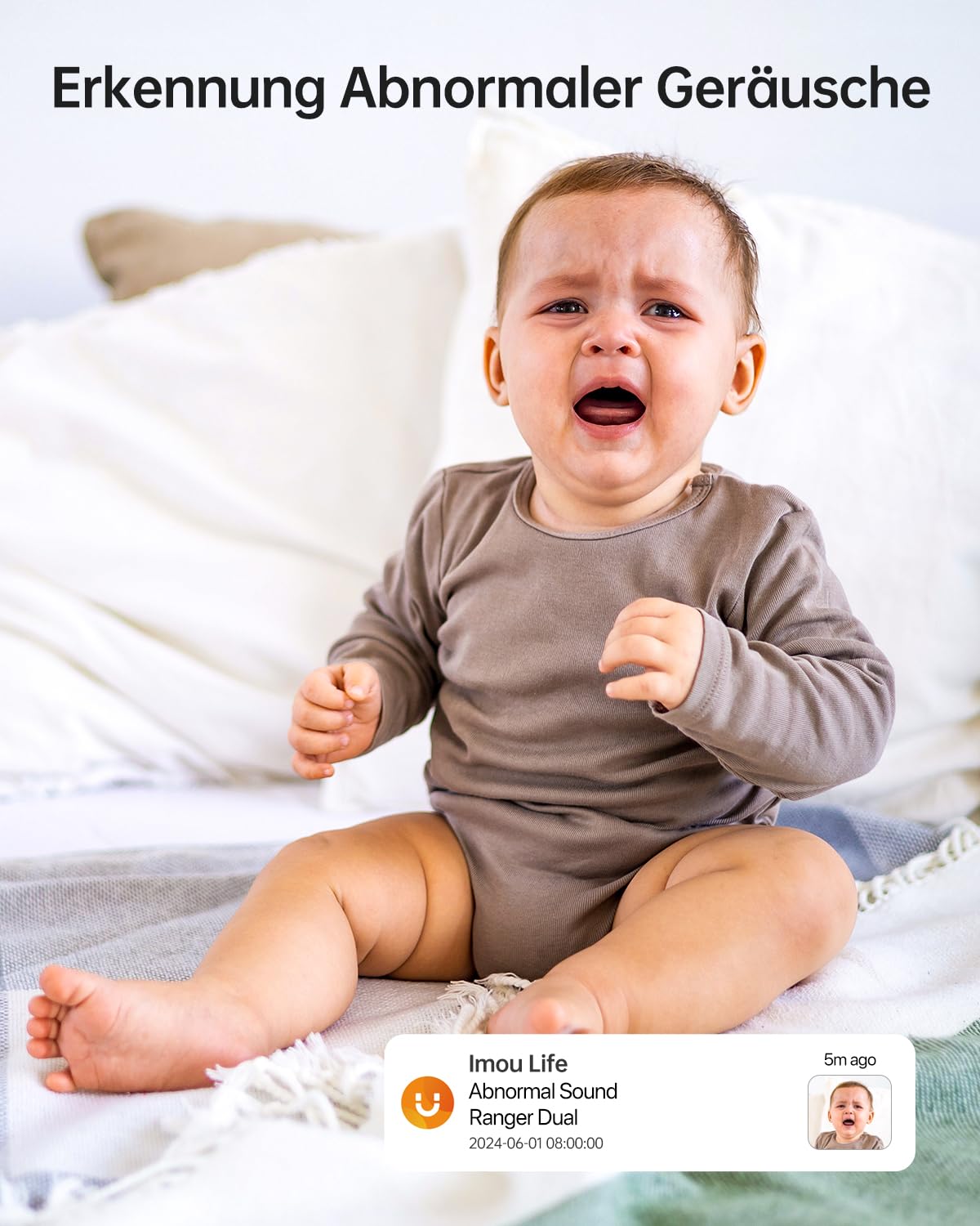 Imou 2K + 2K Dual Cameras Indoor Surveillance with Human/Animal, 2.4/5GHz WLAN 360° PTZ Indoor Surveillance Camera, Colour Night Vision, Smart Tracking, 2-Way Audio, Siren, Private Mode, Ideal for