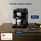 De'Longhi Fully Automatic Coffee Machine with LatteCrema Milk System, 7 Direct Selection Buttons for Cappuccino, Espresso