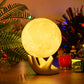 Balkwan Moon Lamp 3D Print - Dimmable USB Charging Touch Lamp for Children and Lovers - Romantic Gift for Birthday and Bedroom (3.5 Inch)