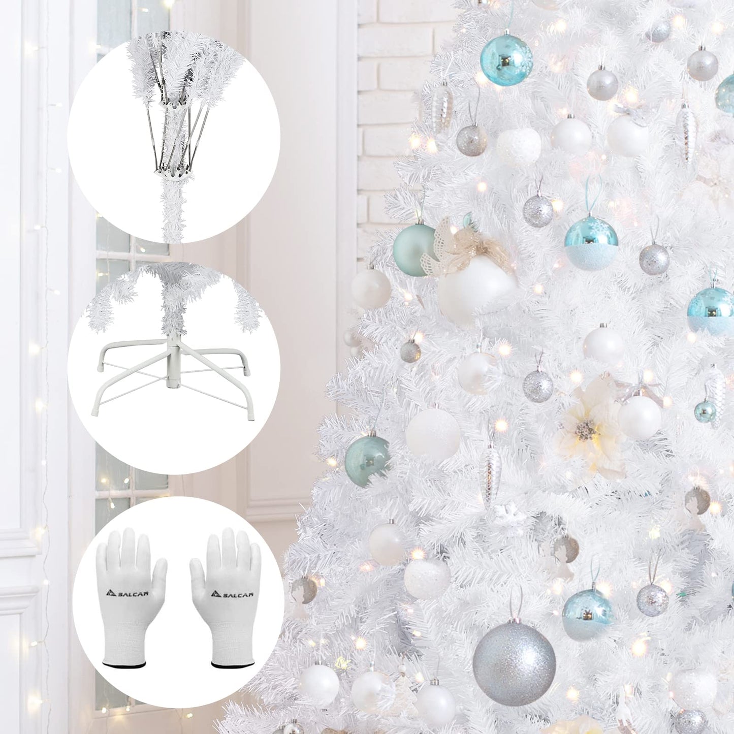 SALCAR Artificial Christmas tree, 60 cm - 270 cm