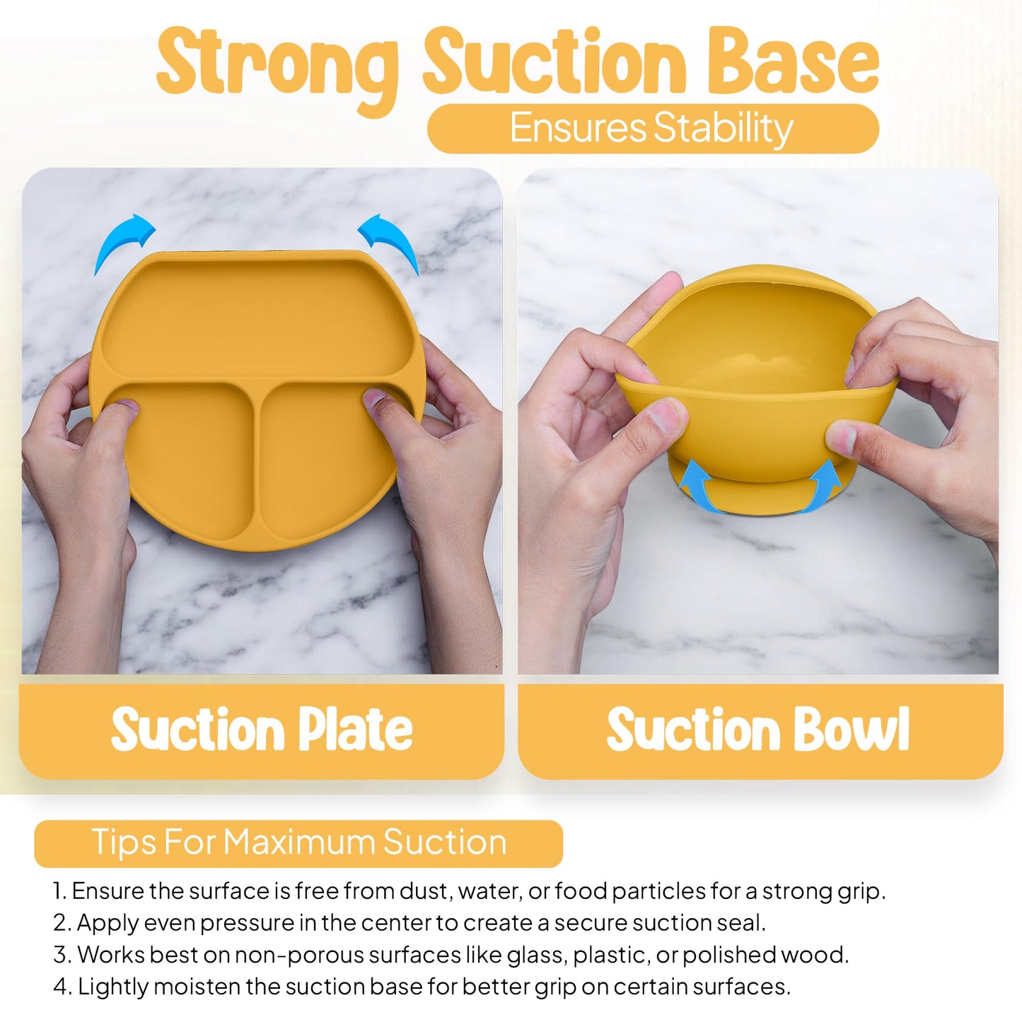 Baby Geschirr Set 11 Pieces Baby LED Weaning Accessories for Toddlers, Baby Feeding Set