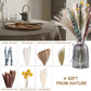 Dried Pampas Grass 60 Pieces Natural Dried Flowers Decoration, Bouquet Reed Flower Decoration for Living Room Bedroom