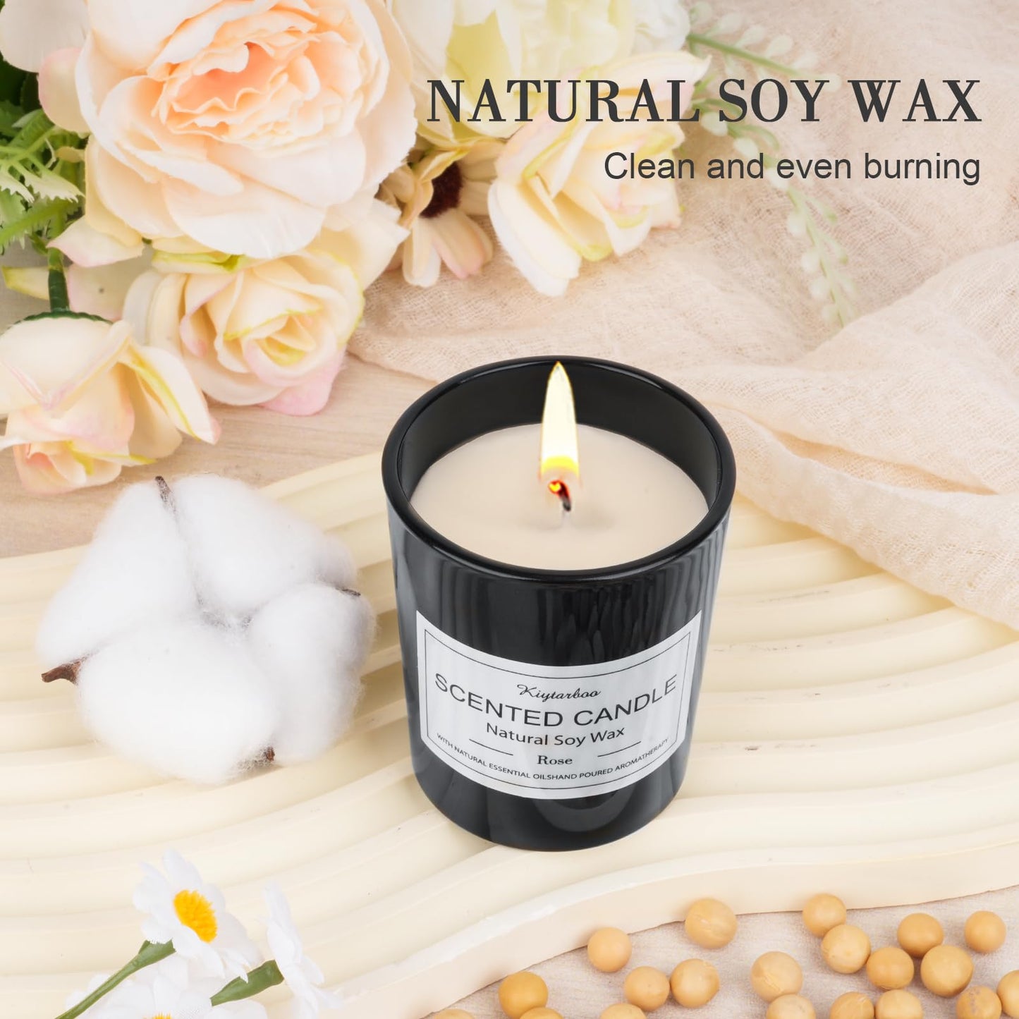 Candle Duftkerzen im Glas | Duftkerze Geschenkset aus 12 Düft Kerze mit 180 Stunden Langer Brenndauer & Sojawachs Duftkerze Set