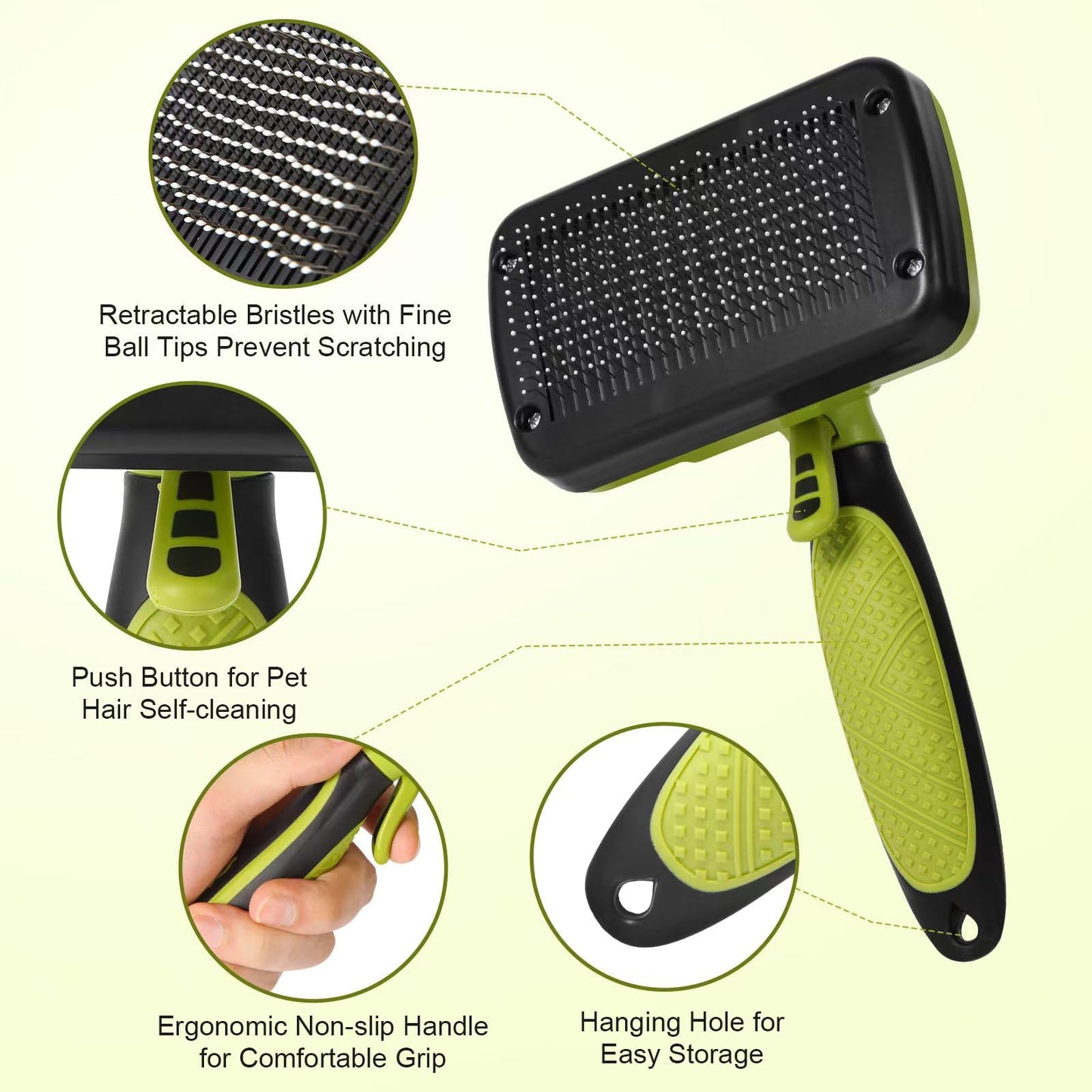 3 Stück Haustier Hundebürste Katzenbürste Hundebürste Doppelseitige