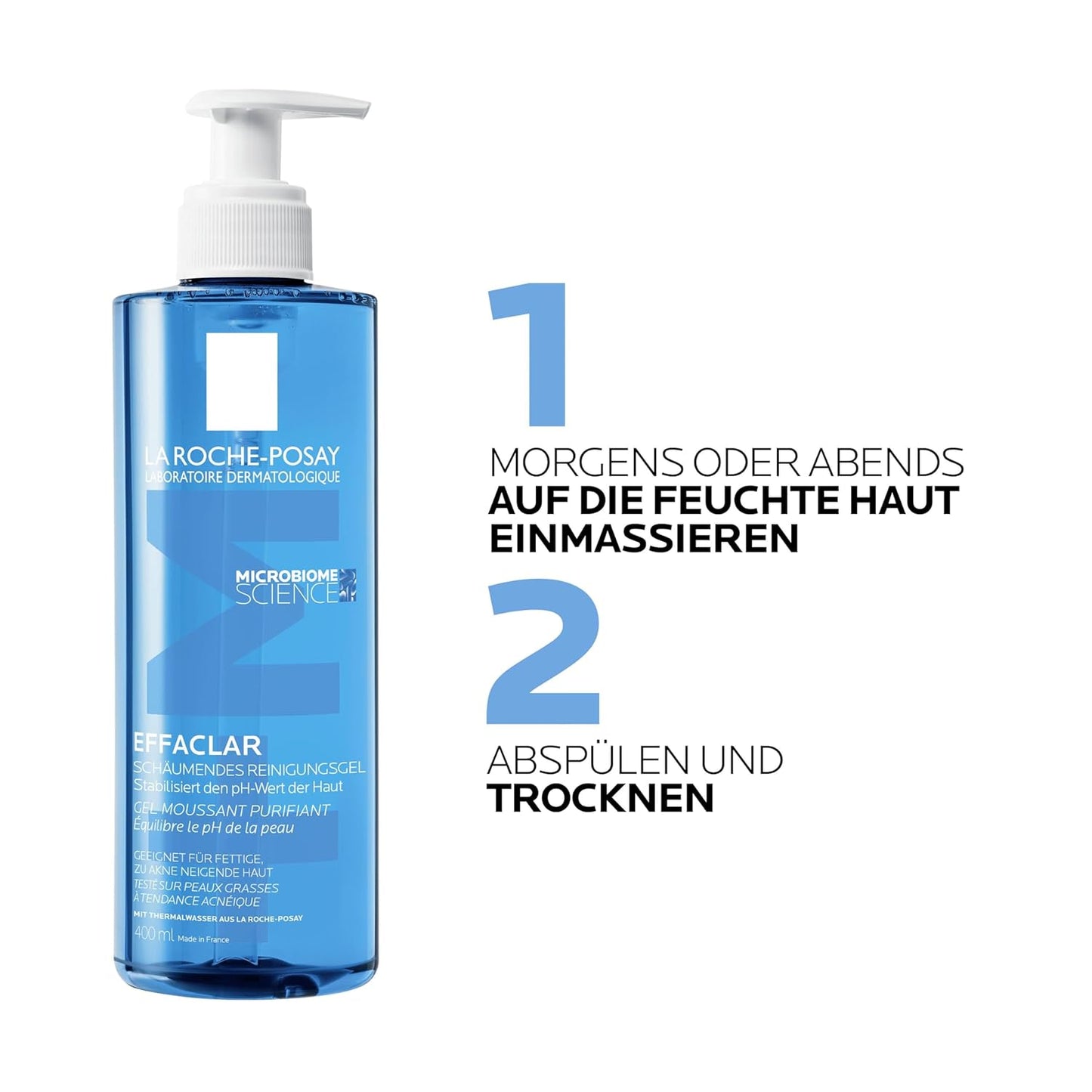 Roche Posay Effaclar Foaming Cleansing Gel, 400 Millilitres