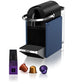 Nespresso De'Longhi Coffee Capsule Machine, Two Direct Dial Buttons, Eco Mode, Compact Design, 19 Bar Pressure System