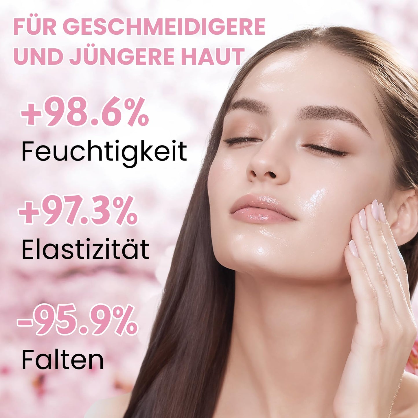 Sakura Skin Care Set Teenager Mädchen Geschenke - Skincare Set 10 Stück - Hautpflege - Anti Aging - Mit Cleanser, Serum