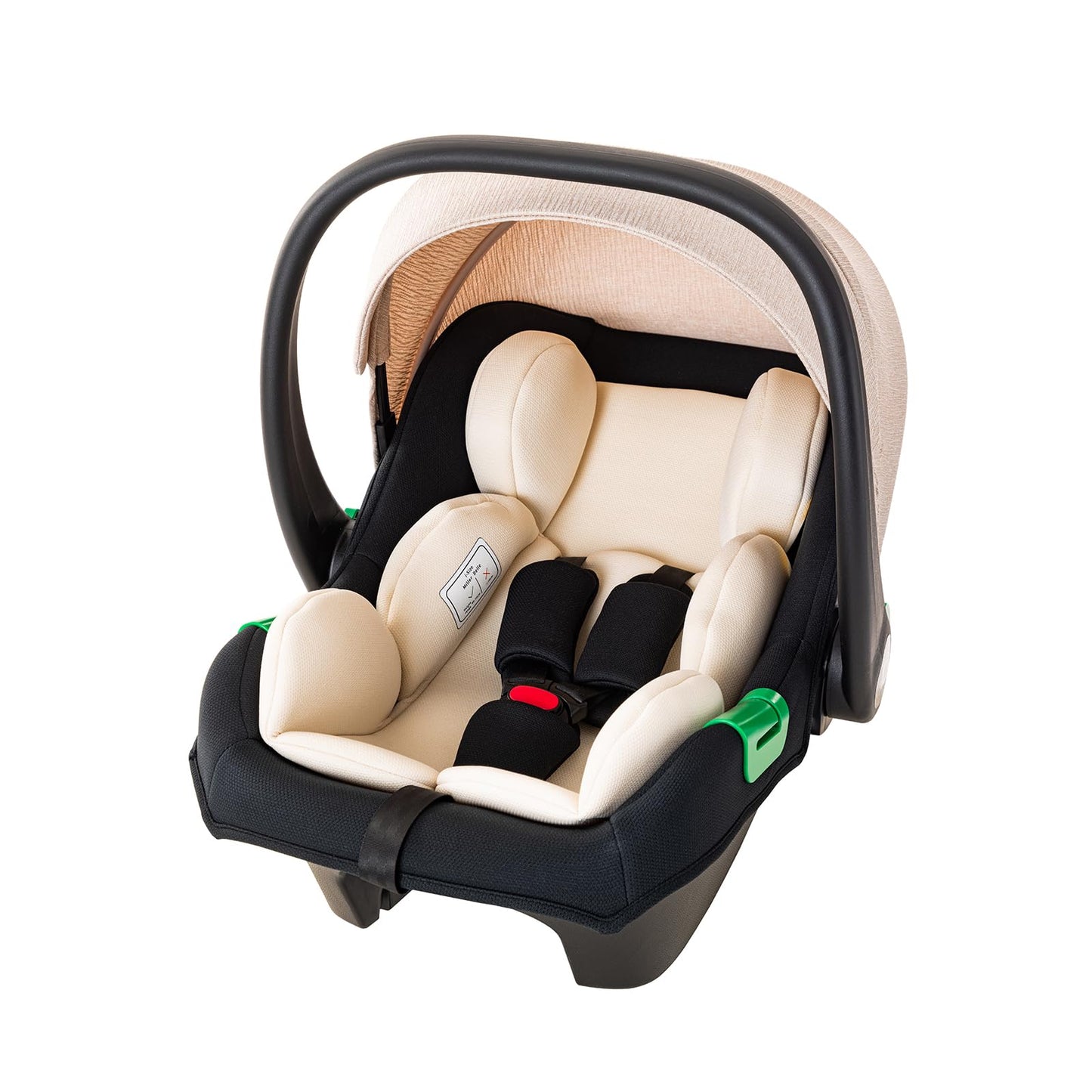 Shineey 3-in-1 Pushchair, Buggy, Foldable Pushchair Set, Combination Pushchair 3-in-1 with Large Comfortable Baby Carrycot Frame, Aluminium Alloy