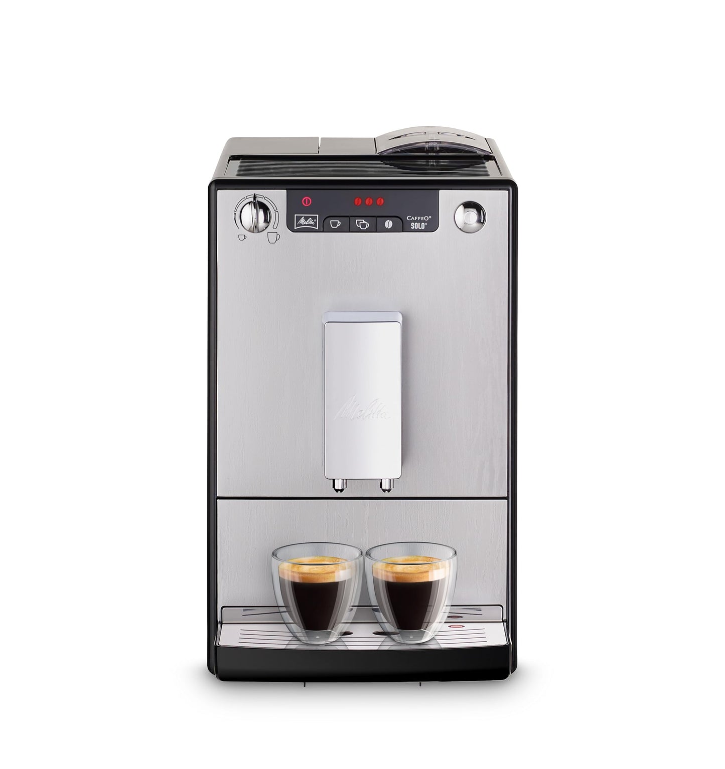 Melitta kaffeemaschine Caffeo Solo E950 slim fully automatic coffee machine with pre-brewing function 15 bar LED display height-adjustable coffee Christmas gift