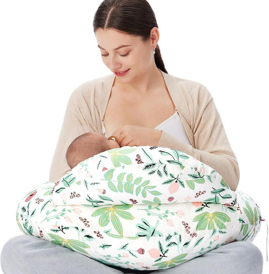 Stillkissen, Nursing Pillow with Safety Border - Ergonomic Nursing and Positioning Pillow