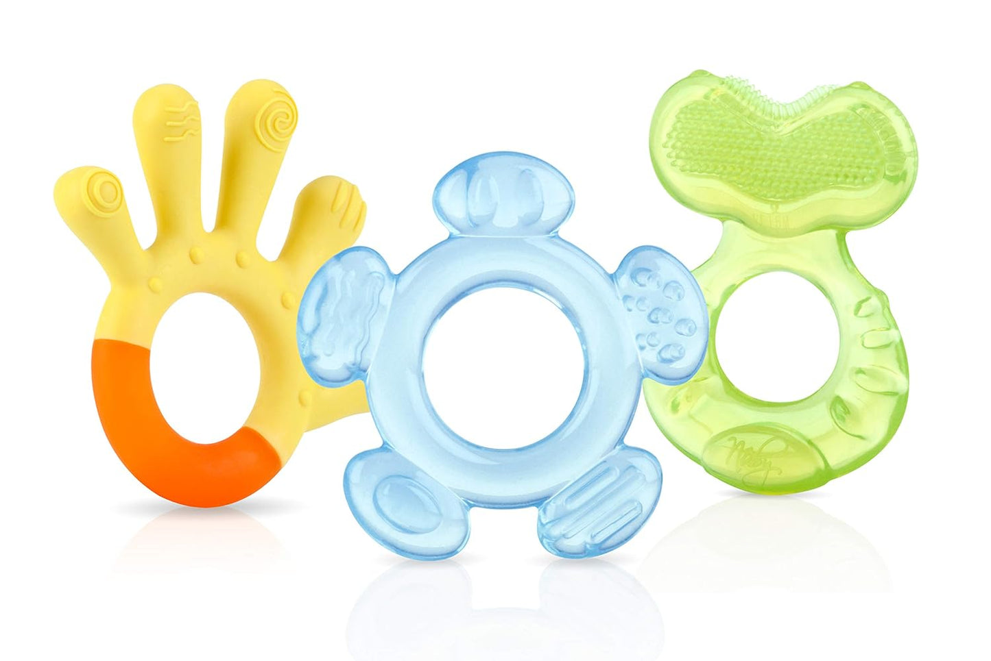 3 Stage Teething Rings - 3 Teething Rings to Stimulate Gums and Relieve