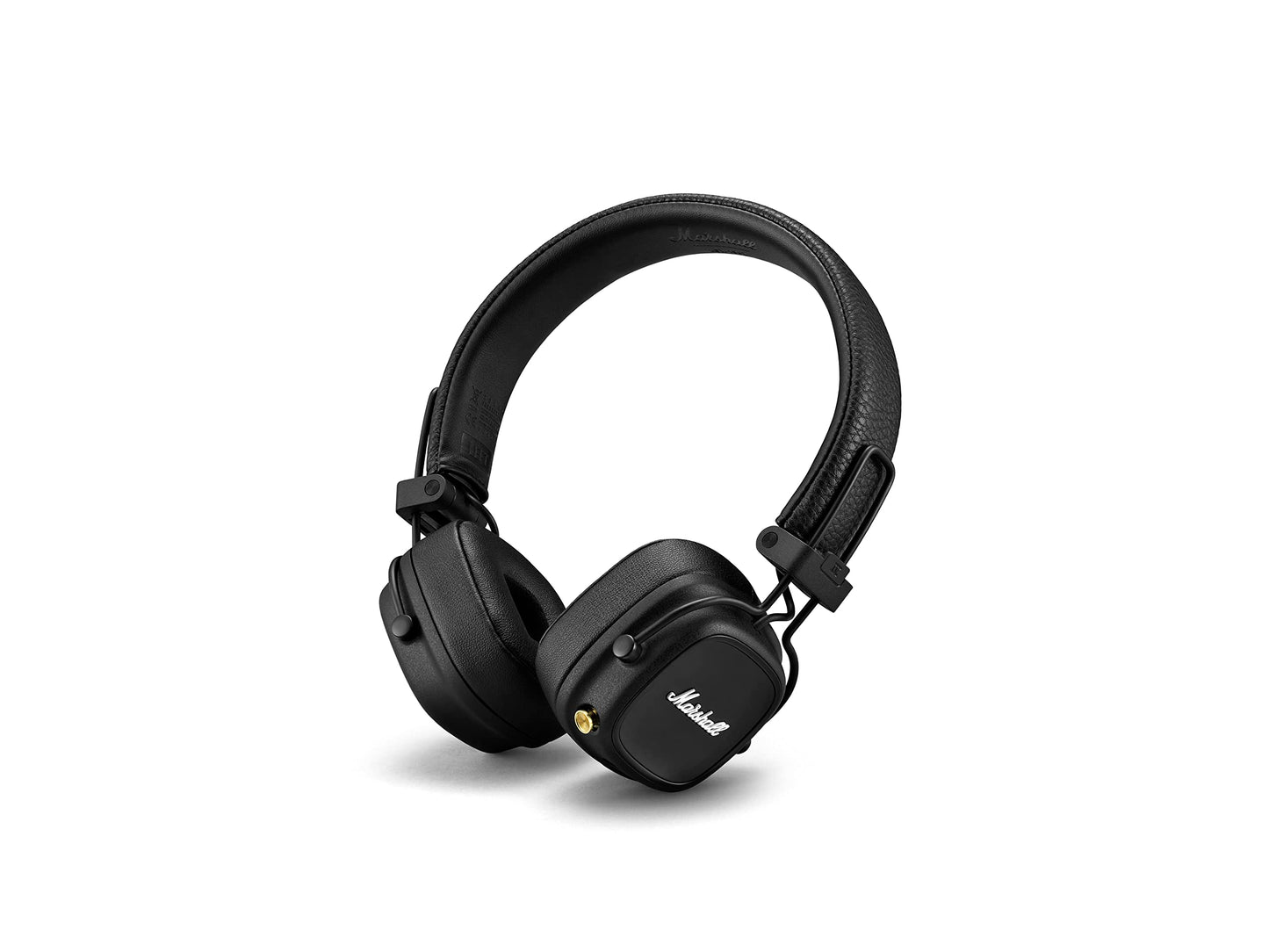 Marshall Major V Bluetooth Headphones, 100 Hours Playtime - Black