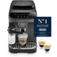 De'Longhi Fully Automatic Coffee Machine with LatteCrema Milk System, 7 Direct Selection Buttons for Cappuccino, Espresso