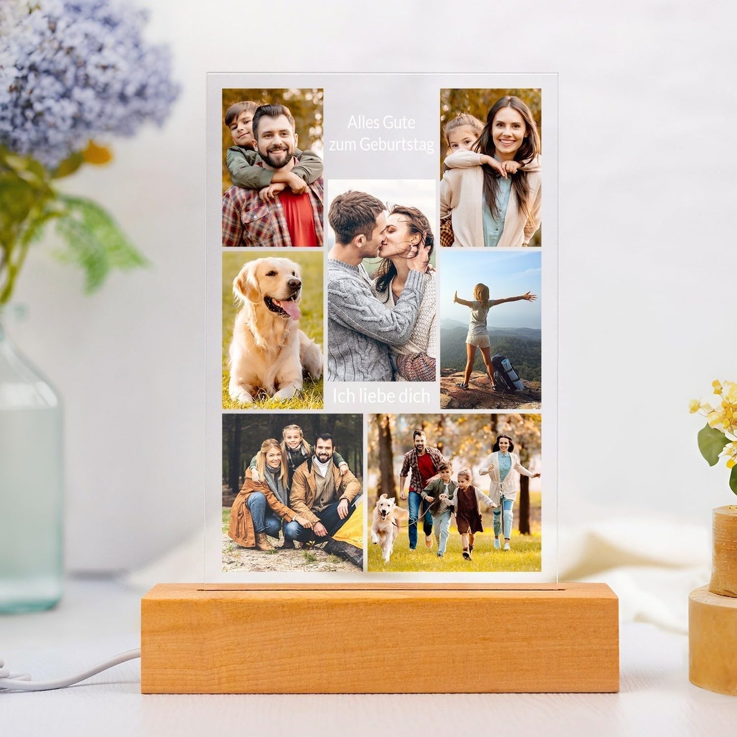 Personalisierte Geschenke für Freundin, Personalisierte Bilderrahmen mit Foto, Personalisierter Bilderrahmen mit Bild